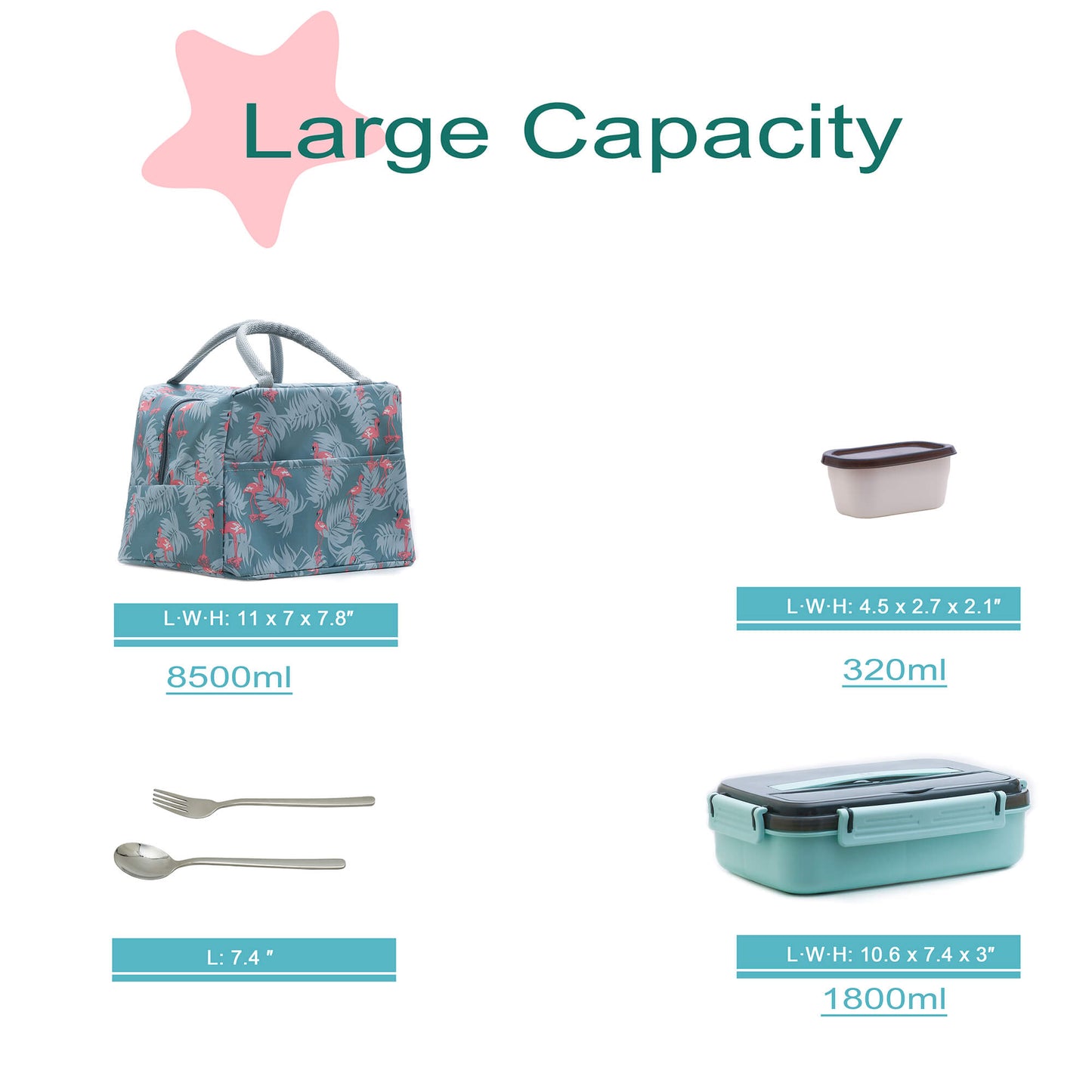 MINCOCO Adult Bento Set - Green