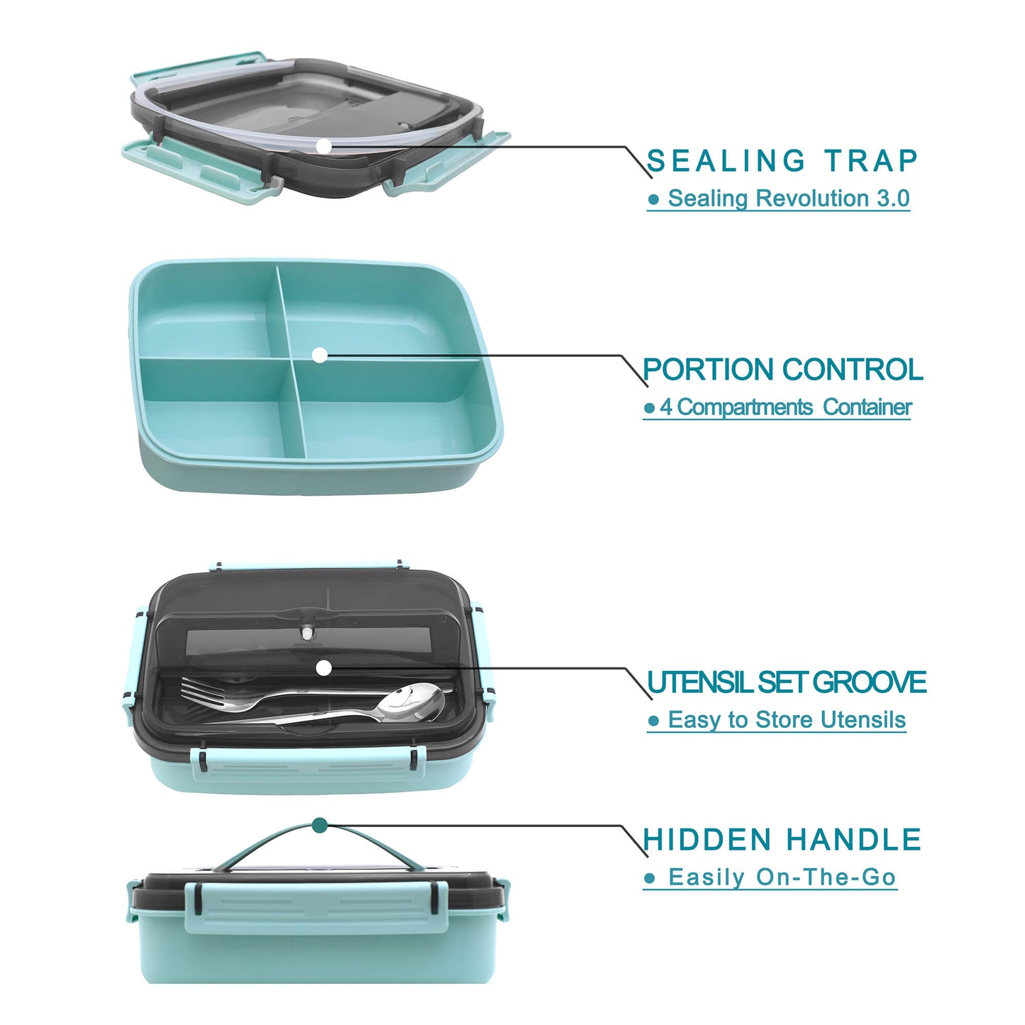 MINCOCO Adult Bento Set - Green
