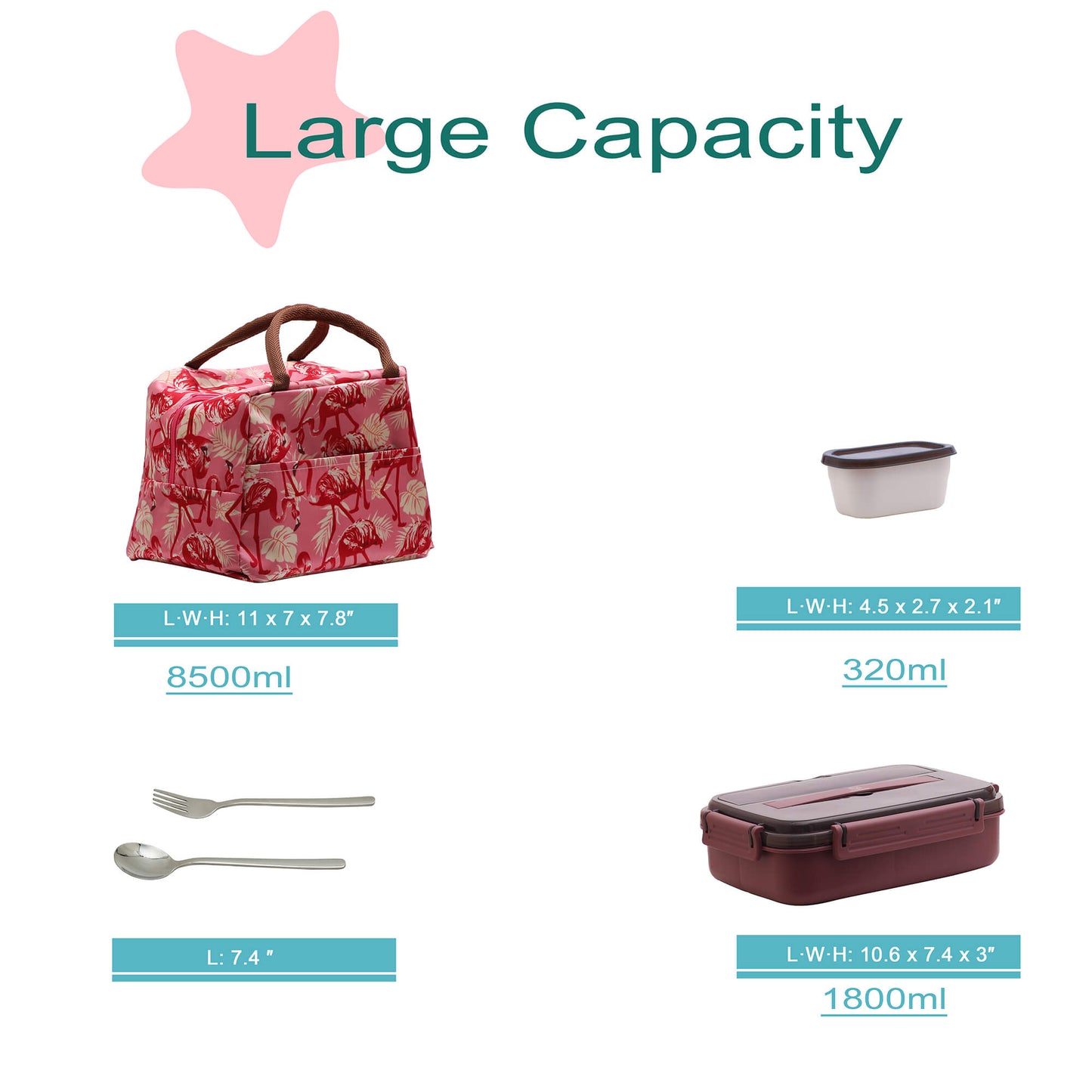 MINCOCO Adult Bento Set - Purple