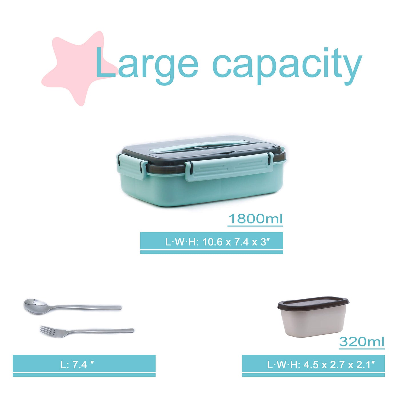 MINCOCO Adult Bento Box - Green