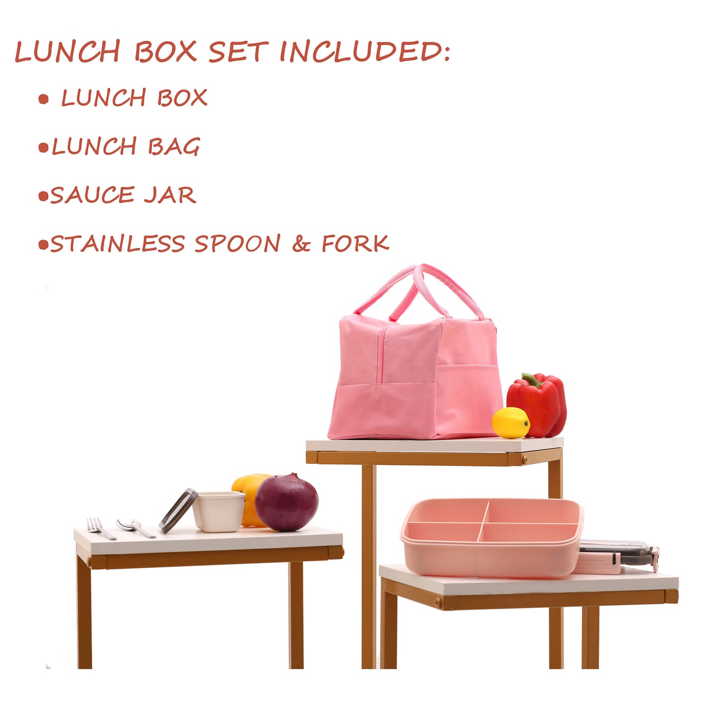 MINCOCO Adult Bento Set - Pink
