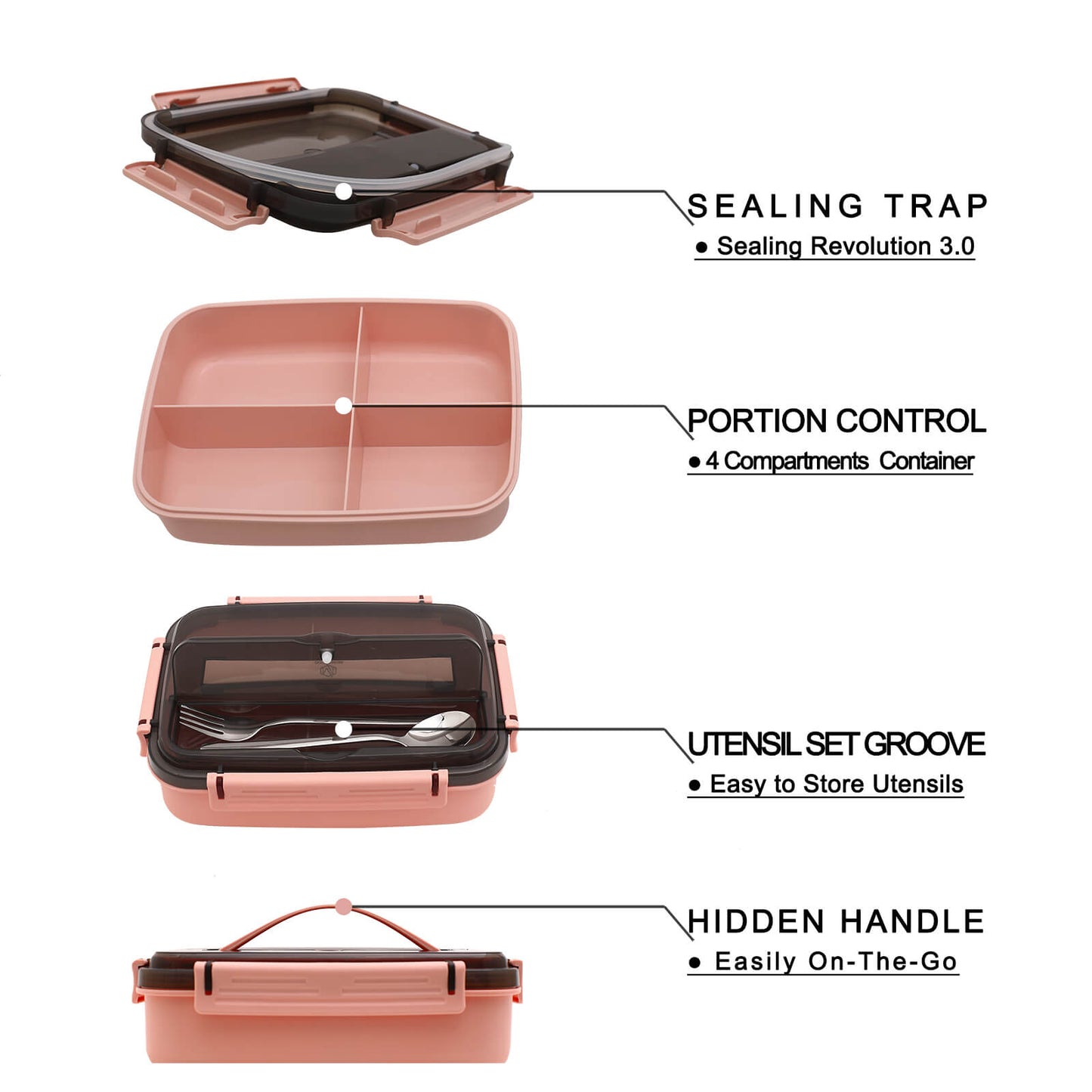 MINCOCO Adult Bento Set - Pink