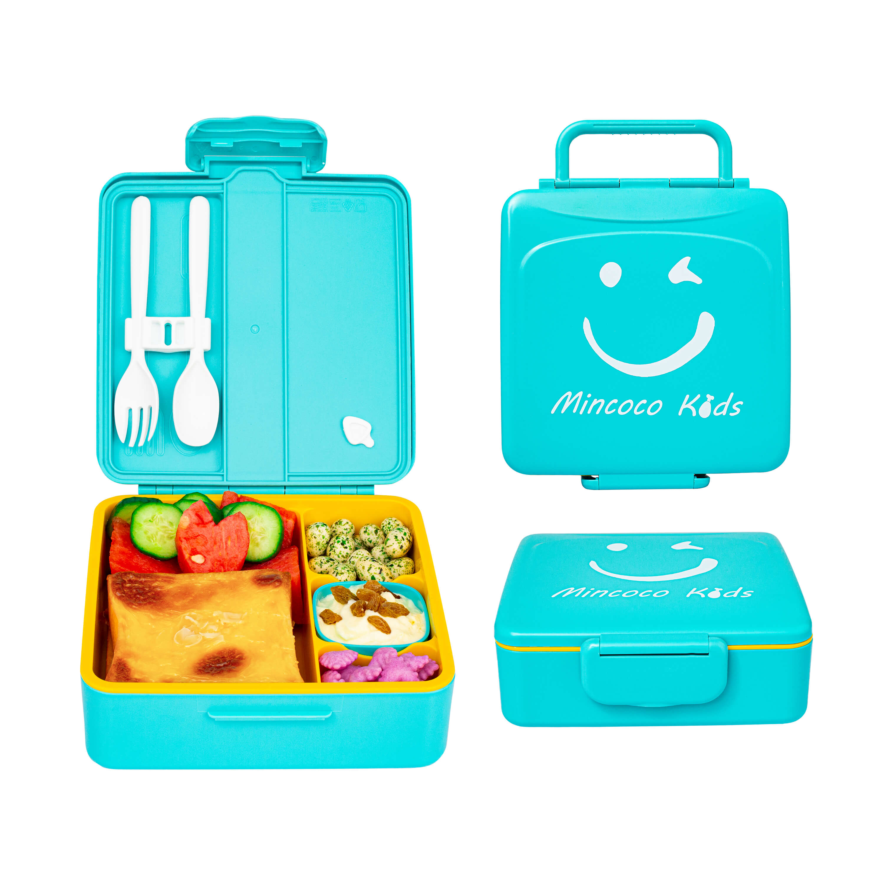 Bento Lunch Box for Kids 3 layer bento Boxes —— Kitchoria – kitchoria Eco  Shop