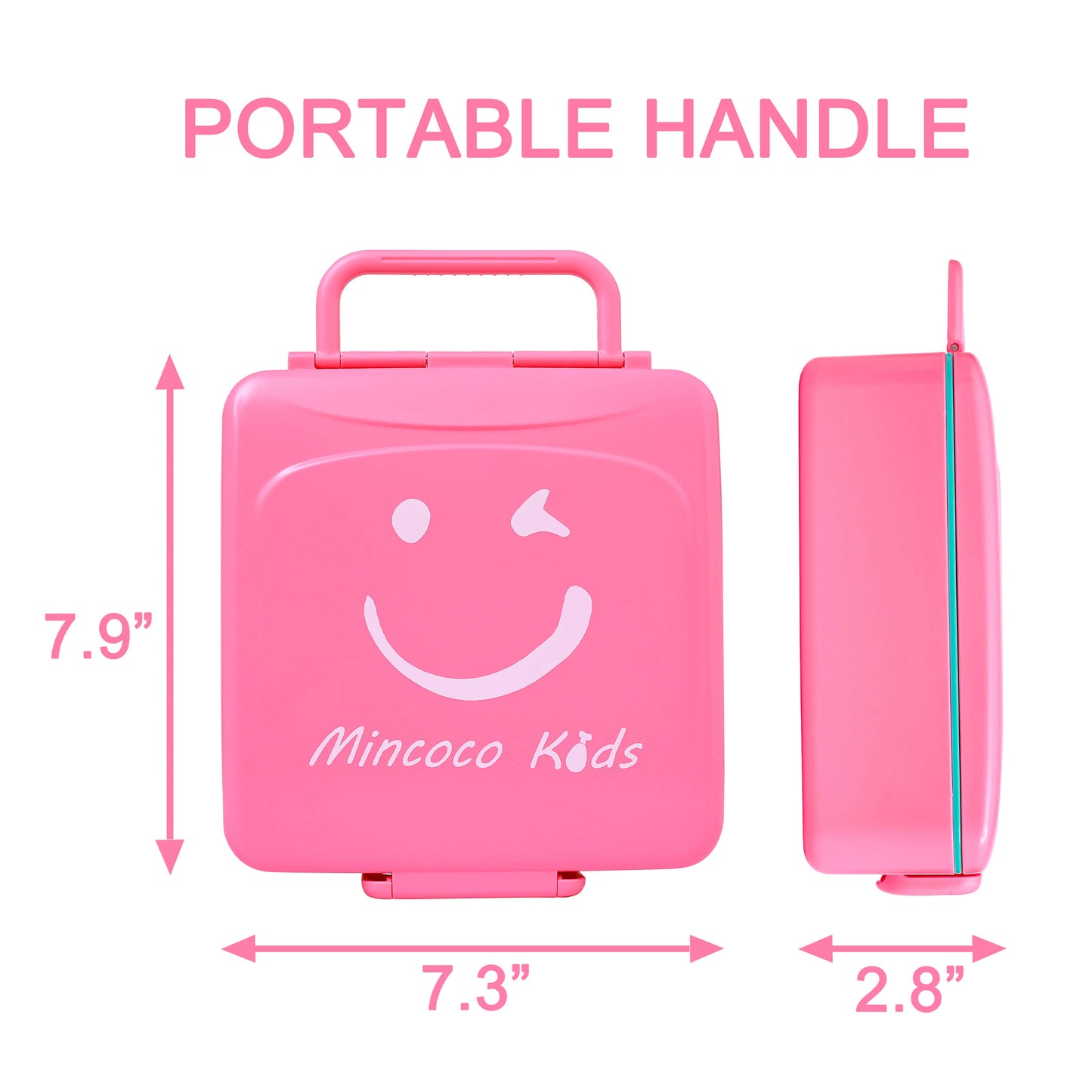 MINCOCO Kids Bento Box - Pink