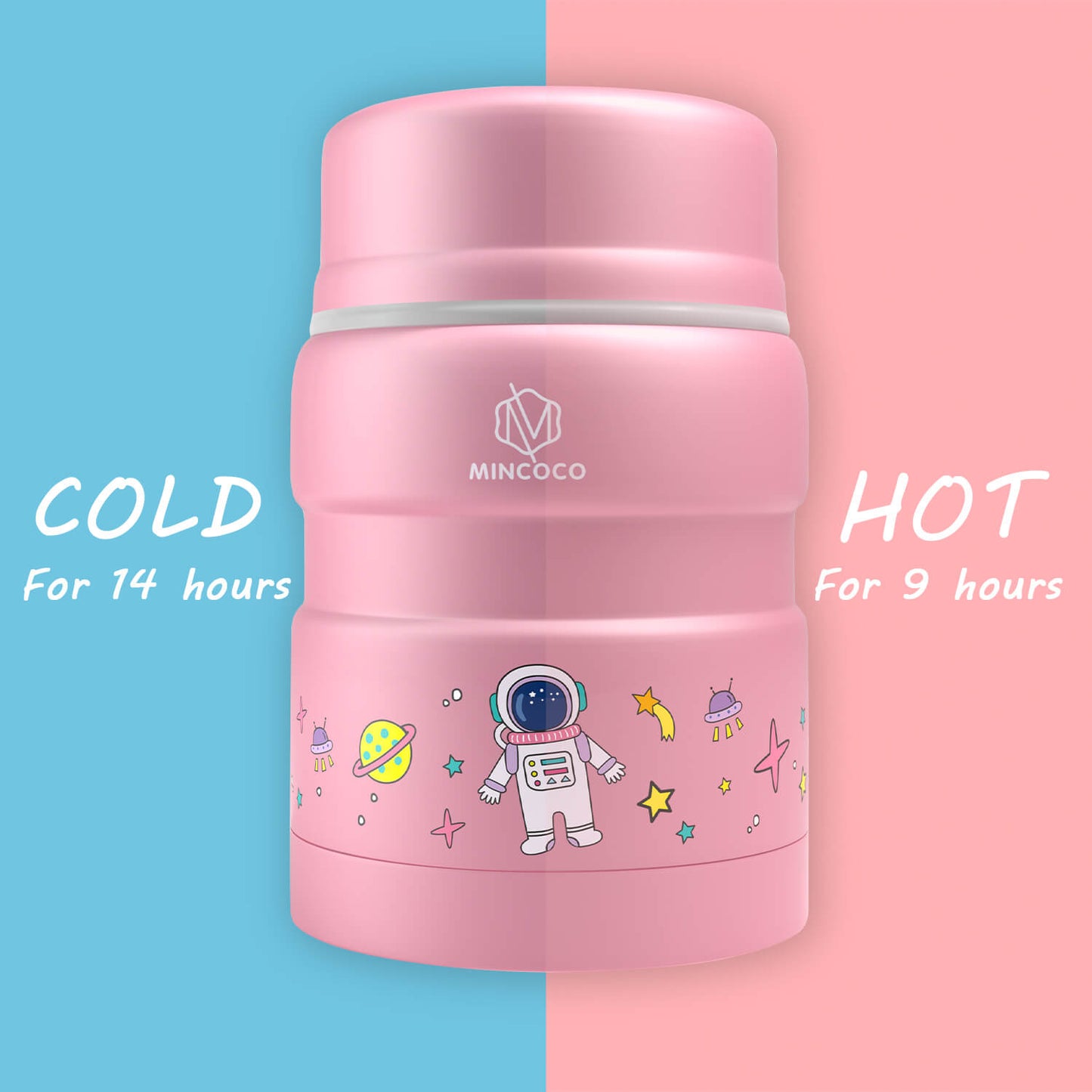 MINCOCO Thermos - Cherry Pink