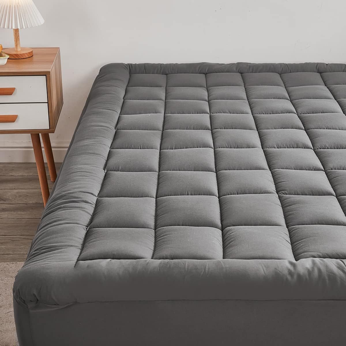 Mincoco Mattress Pad Grey