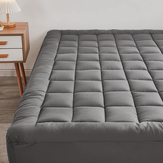 Mincoco Mattress Pad Grey