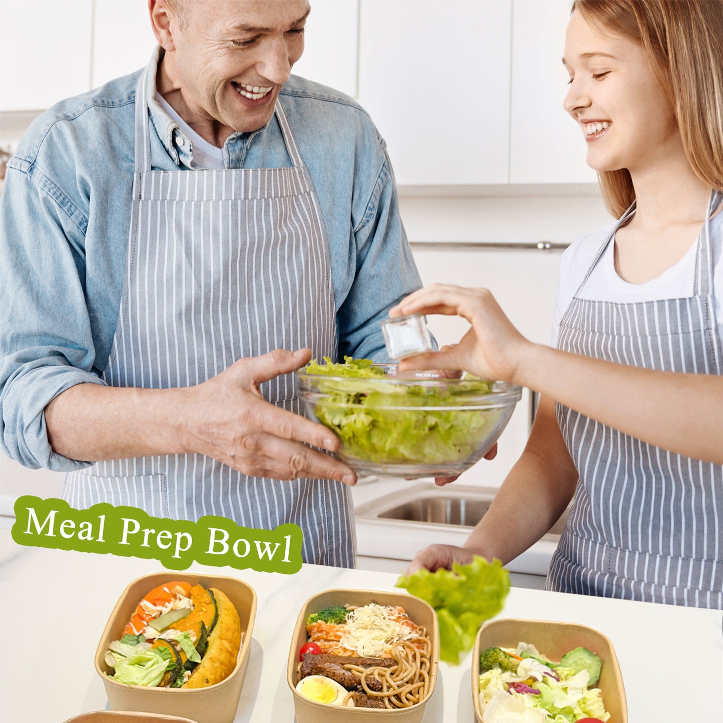 MINCOCO Disposable Paper Bowls
