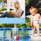 MINCOCO Pool Alarm for Inground & Above Ground Pools, Floating Pool Safety Alarm for Kids and Pets, No WiFi Needed, Smart Dynamic Wave Algorithm with 5 Sensitivity Levels – Simple, Efficient & Reliable (Blue)