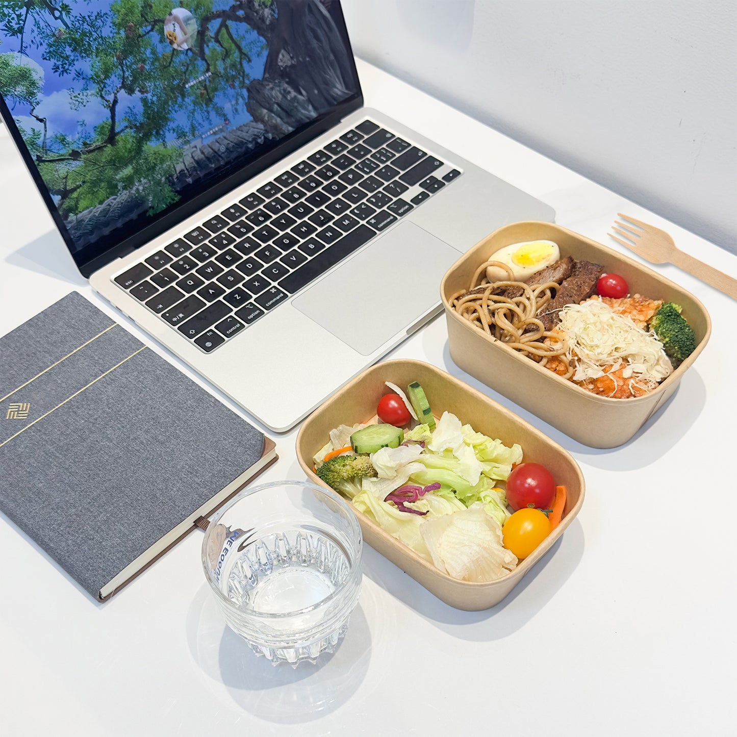 MINCOCO Disposable Paper Bowls