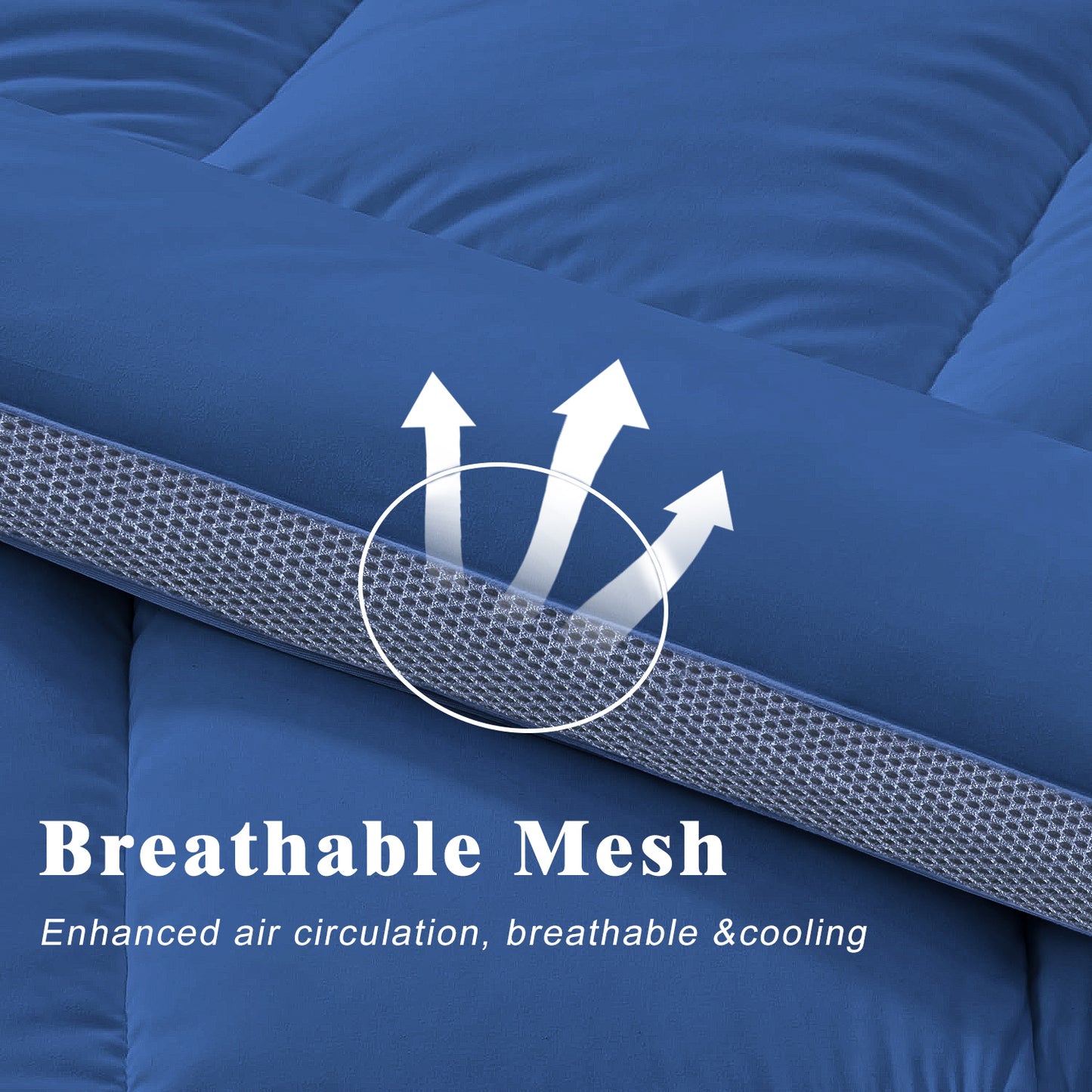 MINCOCO Bed Cover Mattress Topper