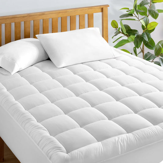 Mincoco Mattress Pad White